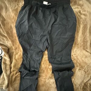 Large Nike Men's Black Athletic Track Pants